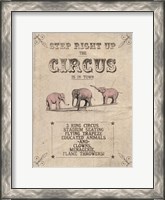 Framed Vintage Circus I