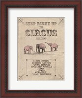 Framed Vintage Circus I