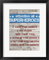 Little Hero IV Framed Print