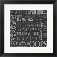 Inspired Youth III Framed Print