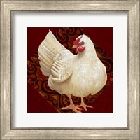 Framed Yard Bird I