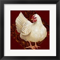 Framed Yard Bird I