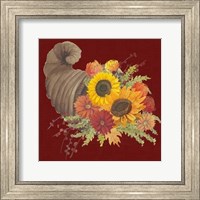 Framed Autumn Floral III