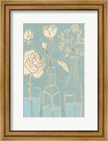Framed Apothecary Flowers I