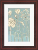 Framed Apothecary Flowers I