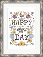 Framed Happy Sentiments II