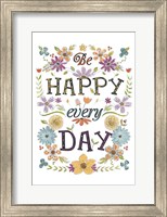 Framed Happy Sentiments II