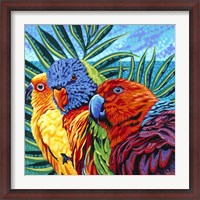 Framed Birds in Paradise I