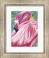 Framed Fabulous Flamingos II