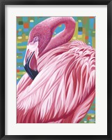 Fabulous Flamingos II Framed Print