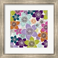 Framed Boho Floral I