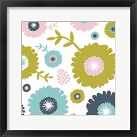 Framed Garden Floral I