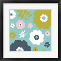 Framed Sweet Floral I