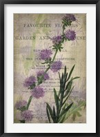 Favorite Flowers I Framed Print