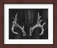 Framed Rustic Antlers I