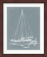 Framed Yacht Sketches I