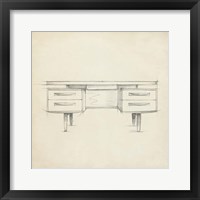 Framed Mid Century Furniture Design VI