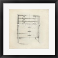 Framed Mid Century Furniture Design VII