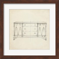 Framed Mid Century Furniture Design VIII