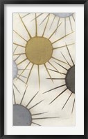 Starburst Triptych I Framed Print