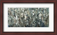 Framed White Blooms with Navy I