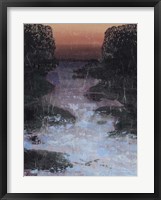 Twilight Canal I Framed Print