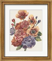 Framed Stained Glass Posy II
