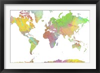 Framed World Map 8