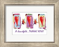 Framed Heartfelt Thank You