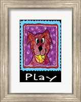 Framed Play Dog
