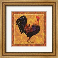 Framed Rooster 1