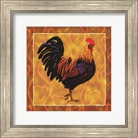 Framed Rooster 1