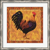 Framed Rooster 1