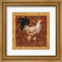 Framed Rooster 2