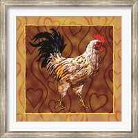 Framed Rooster 2