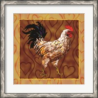 Framed Rooster 2