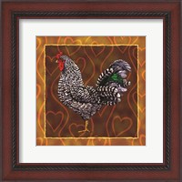 Framed Rooster 3