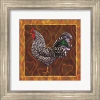 Framed Rooster 3