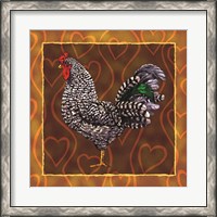 Framed Rooster 3