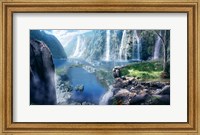 Framed Waterfall Paradise