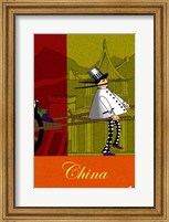 Framed Chef in China