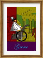 Framed Chef in Greece