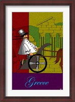Framed Chef in Greece