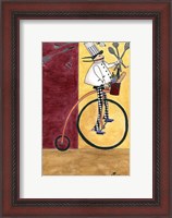 Framed French Chef Bicycle
