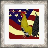 Framed Rooster Freedom