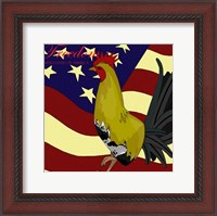 Framed Rooster Freedom