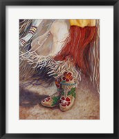 Framed Dancing Moccasins