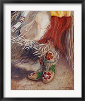 Framed Dancing Moccasins