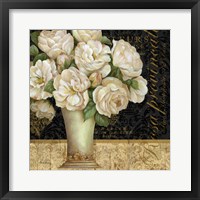 Antique Floral Still Life I Framed Print