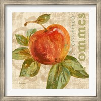 Framed Rustic Fruit I